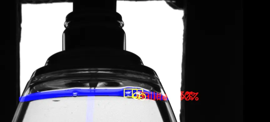 Col flacon - 3 bulles détectées IA